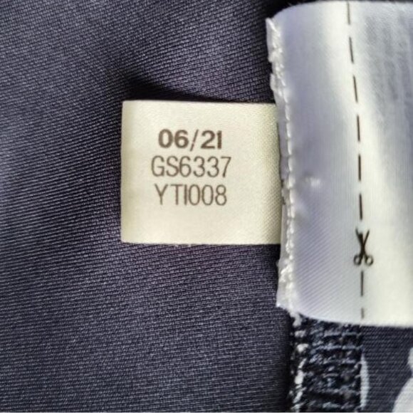 adidas Black Leggings with Blue Pattern - Picture 9 of 11